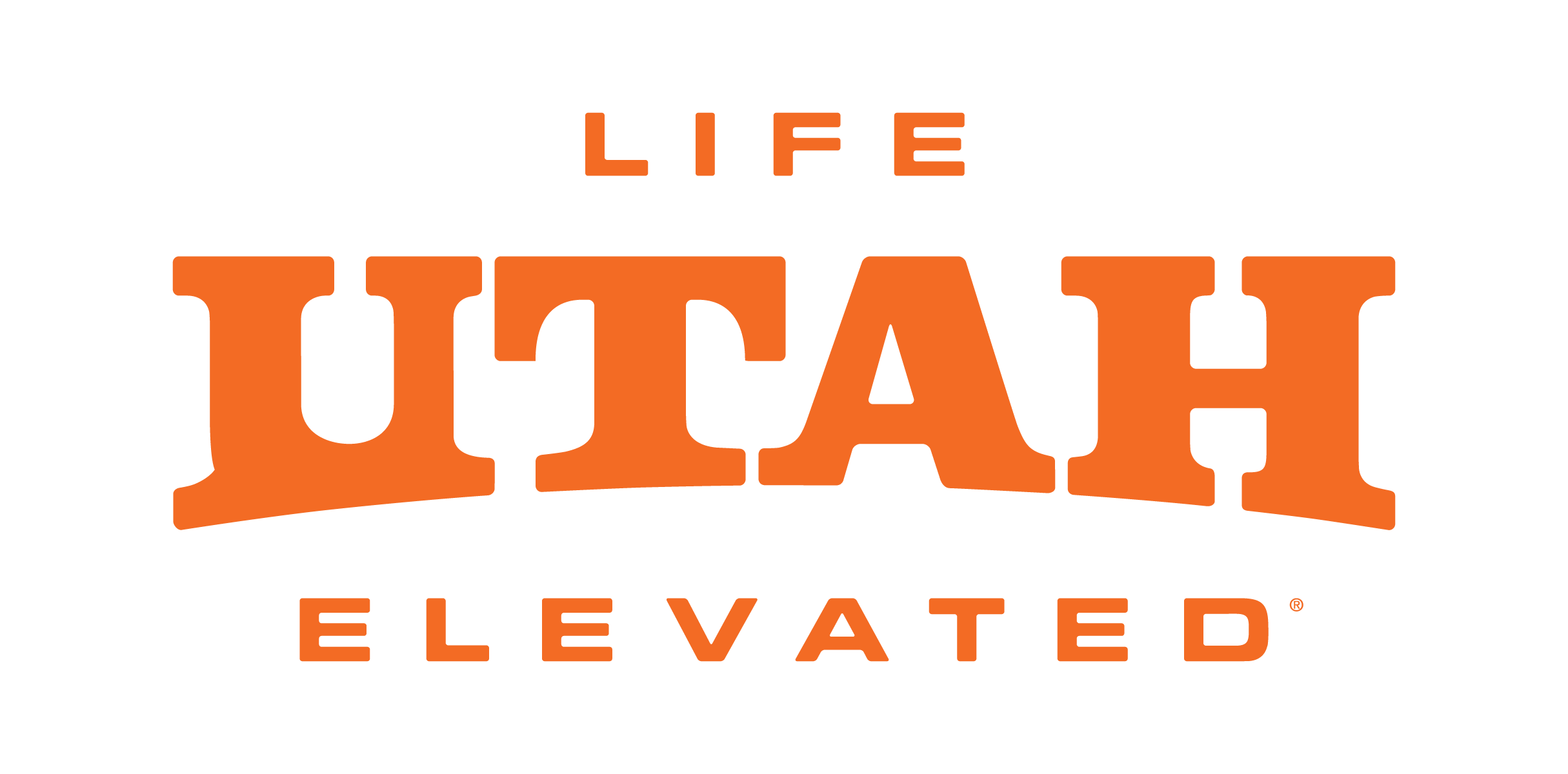 Utah Life Elevated logo orange