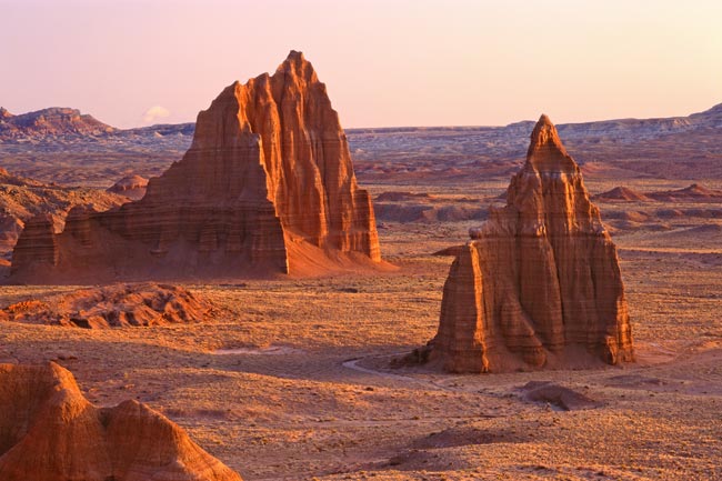 capitol reef temple sun 1