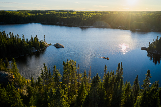 couple canoeing BWCA 8 Paul Vincent