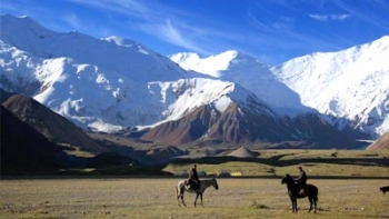 Trek dans le Pamir (camp de base du Lénine)