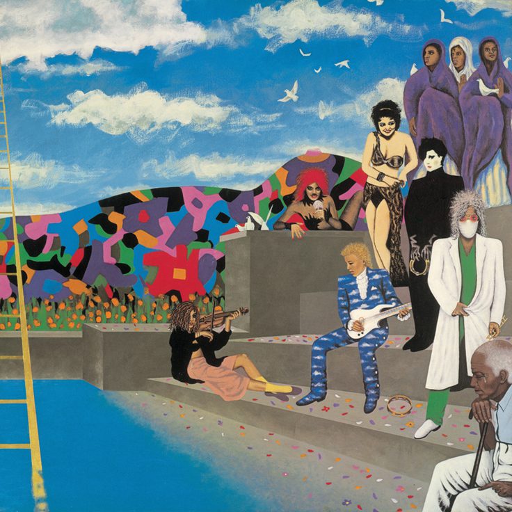 Pochette de l'album "Around the world in a day" de l'artiste Prince
