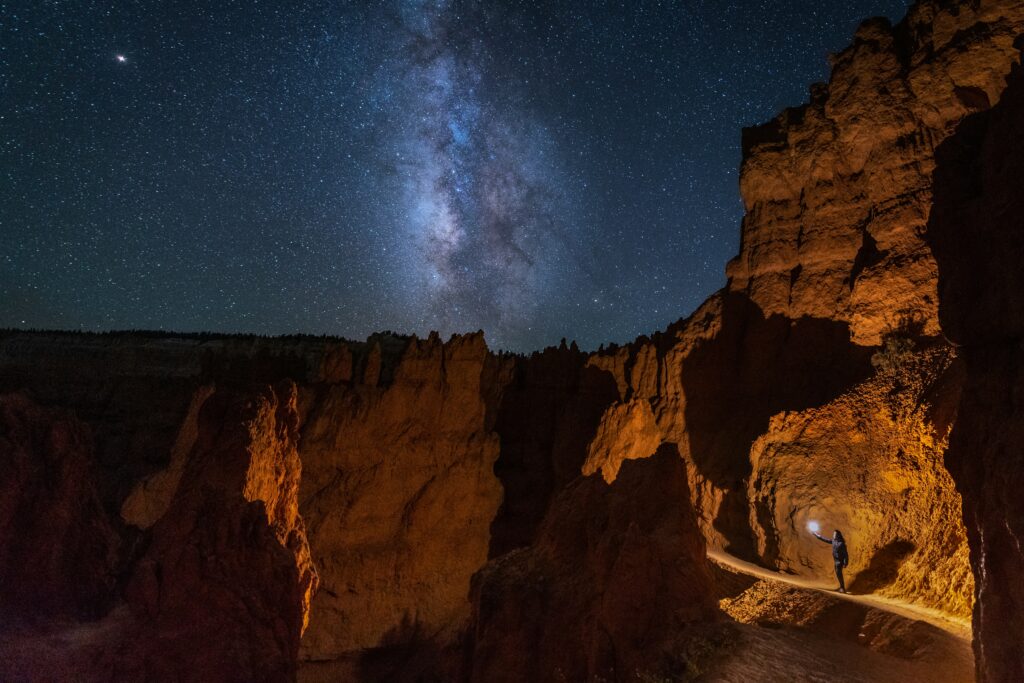 Astrophotographie au Bryce Canyon National Park.