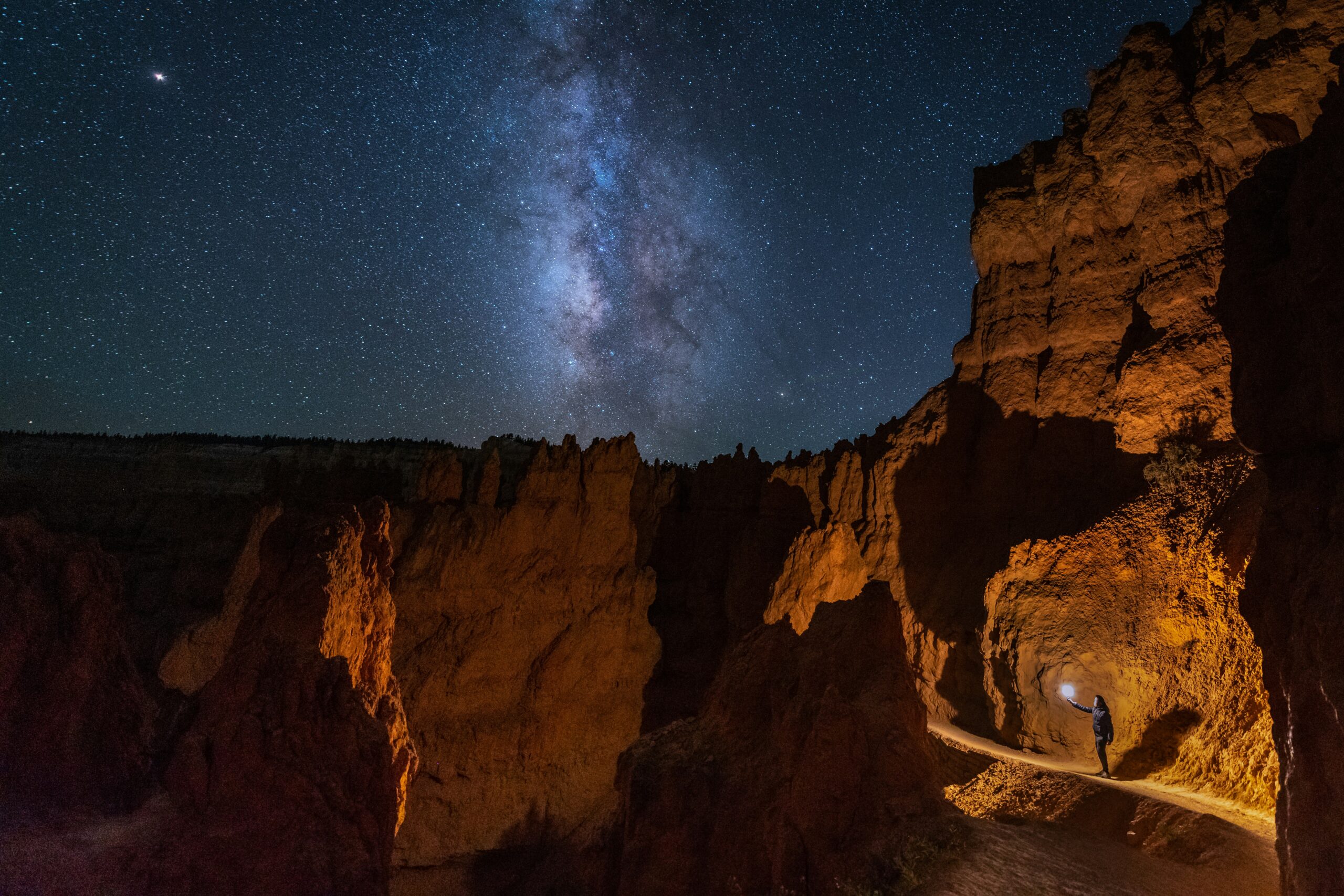 Astrophotographie au Bryce Canyon National Park.