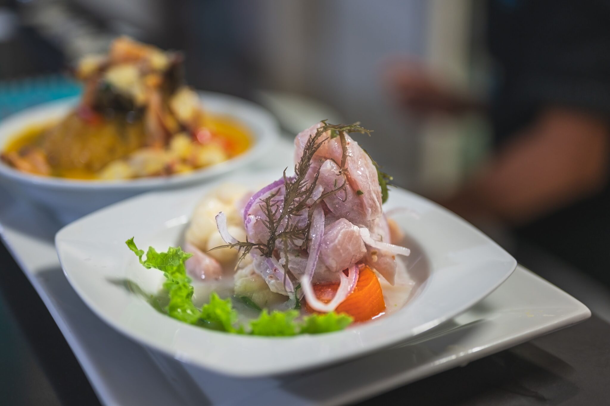 Plat péruvien Ceviche