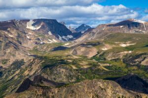 Vue panoramique de Beartooth Highway.
