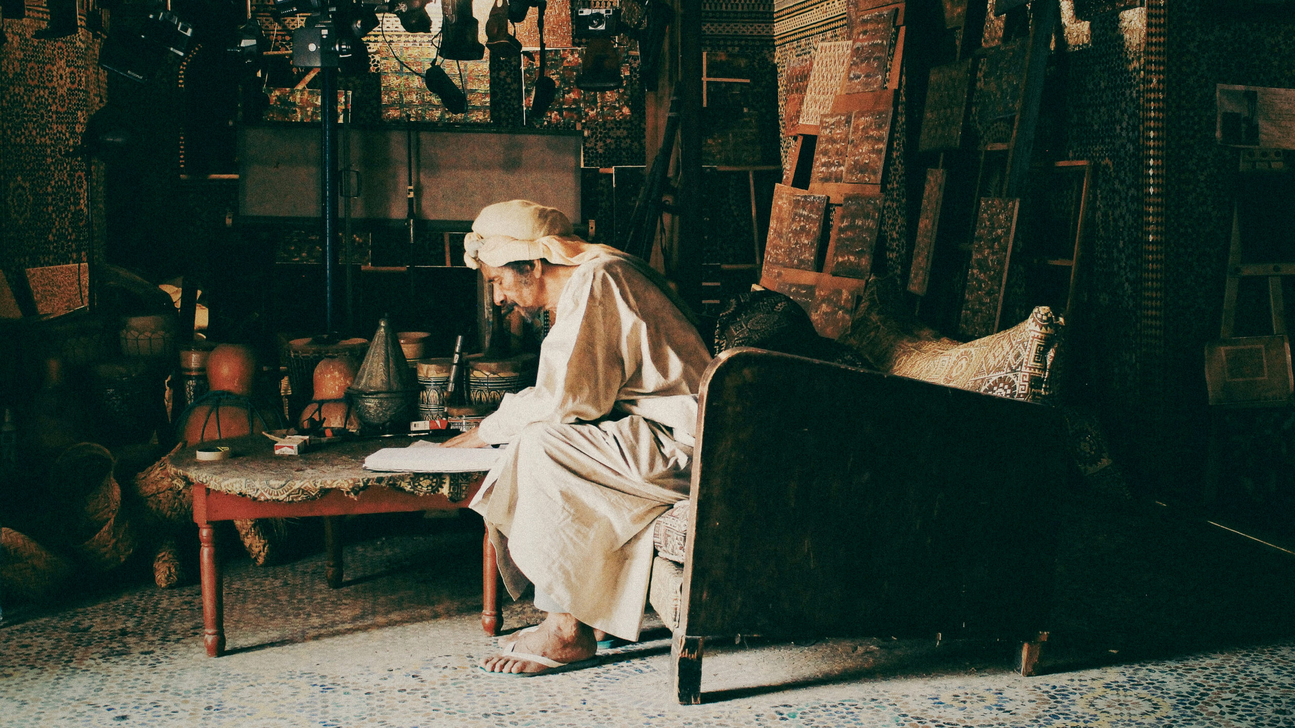 Fès au Maroc dans la Medina