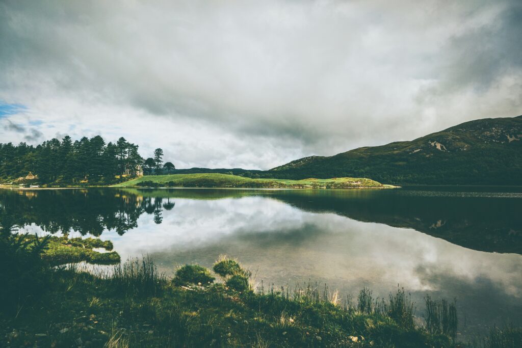l'ile de mull entouré de verdure