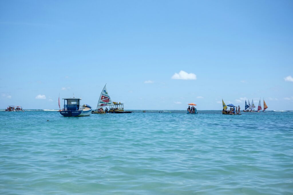 vue de l'océan à porto de galinhas
