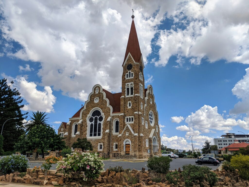 Eglise à Windhoek, en Namibie